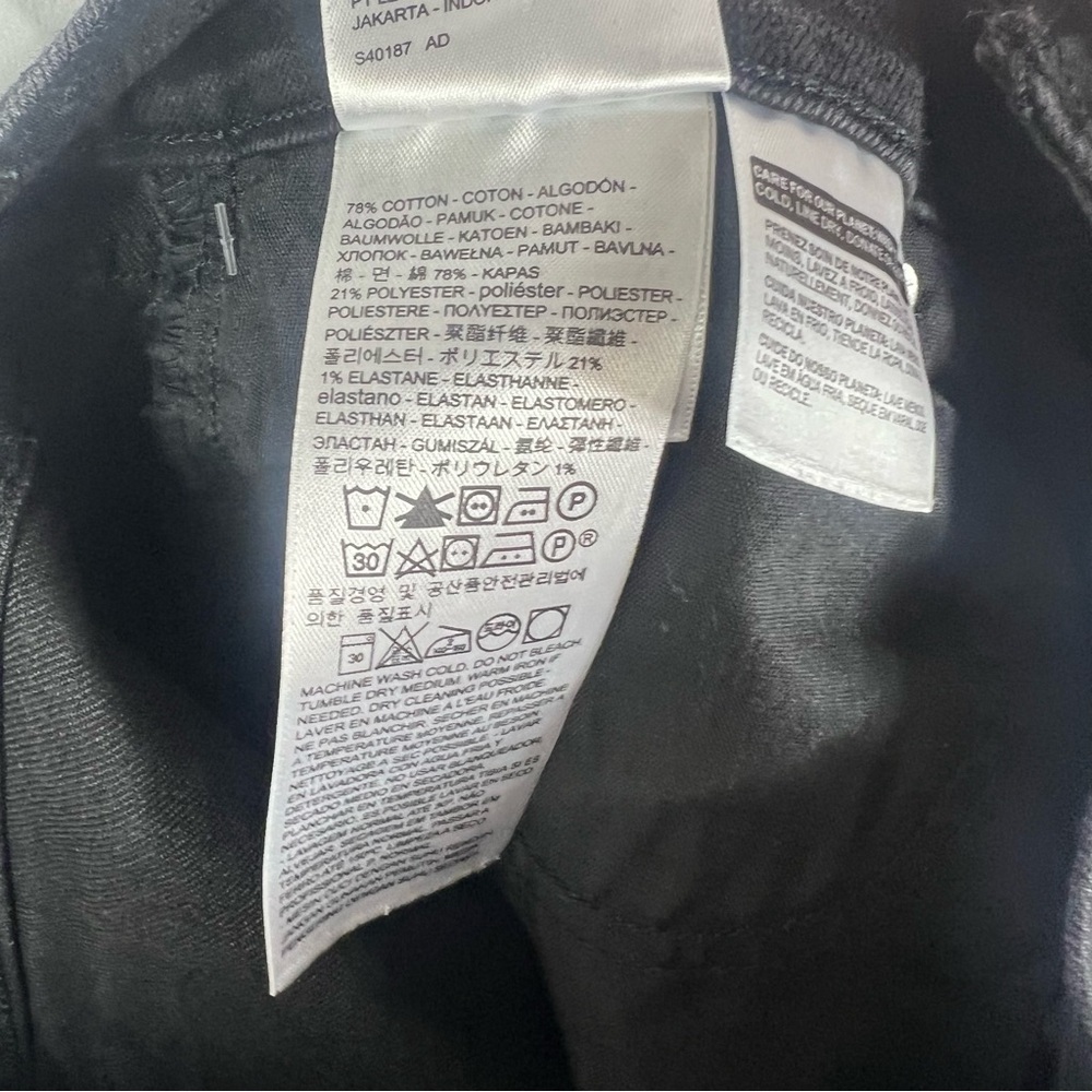 Women's Levi’s 505 Straight Black Jeans - Picture 8 of 8